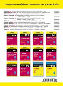 Maths et informatique. MP. Annales corrigées et commentées. Concours 2017/2018/2019 - 2e édition