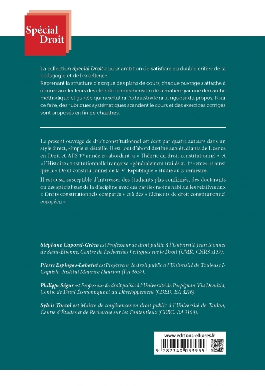 Droit constitutionnel - 2e édition