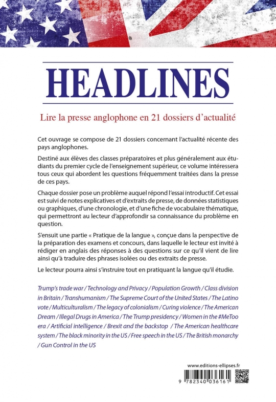 Headlines - Lire la presse anglophone en 21 dossiers d'actualité