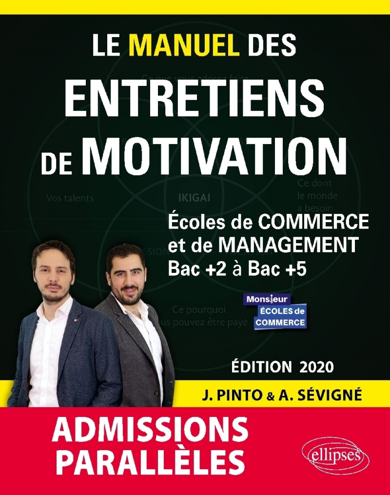 Le Manuel des entretiens de motivation « Admissions Parallèles » - Concours aux écoles de commerce - Édition 2020