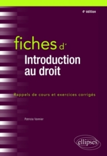 Fiches d'Introduction au droit - 4e édition