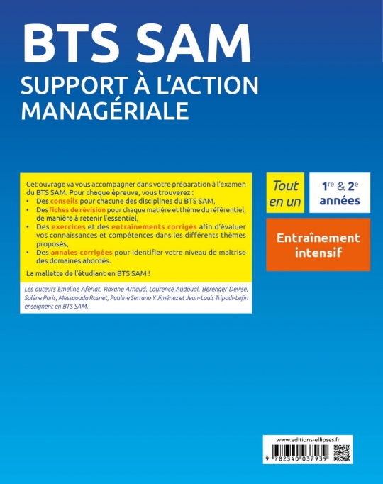 BTS SAM - Support à l'action managériale