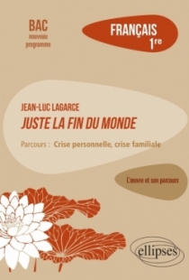 Français. Première. L'œuvre et son parcours : Jean-Luc Lagarce, Juste la fin du monde -  Parcours "Crise personnelle, crise fami