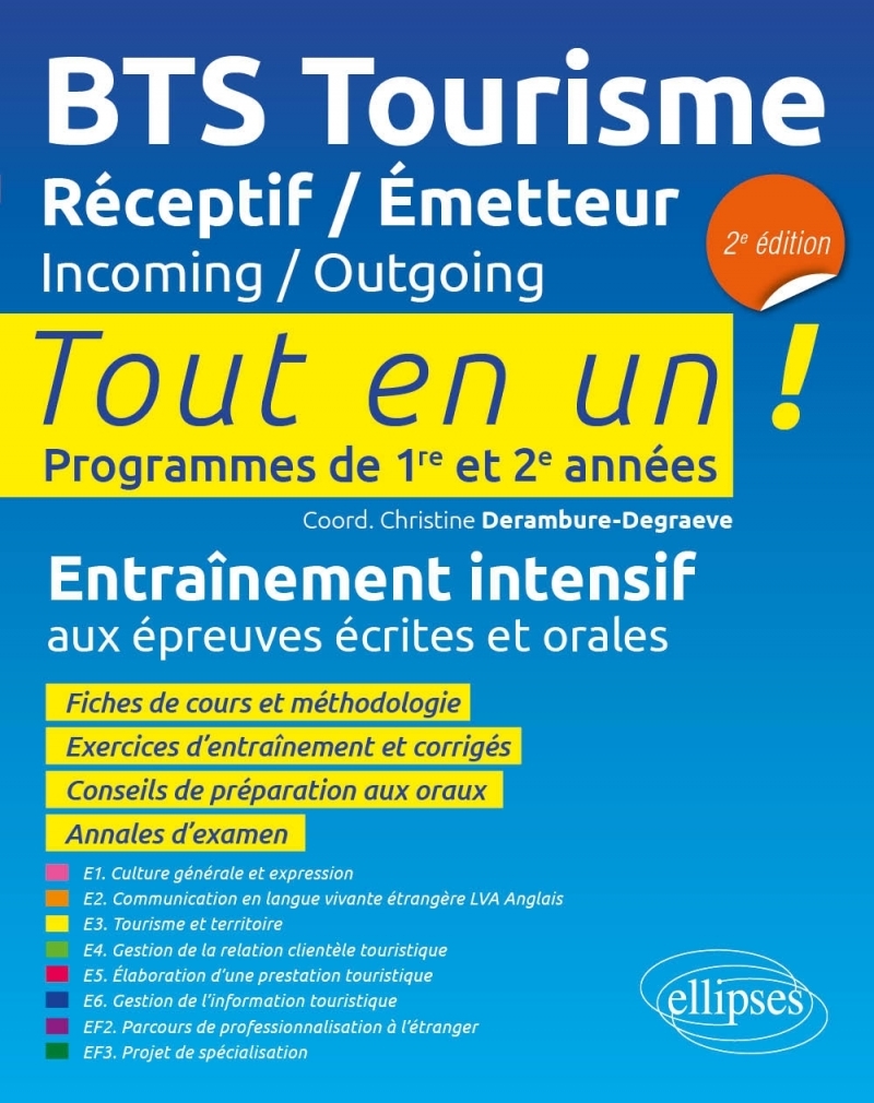 BTS Tourisme. Réceptif / Émetteur. Incoming / Outgoing - 2e édition