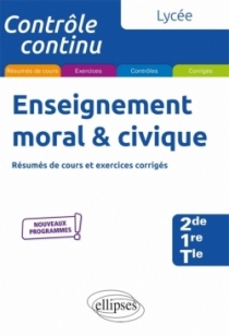 Enseignement moral et civique - Lycée (2de-1re-Tle) - Nouveaux programmes
