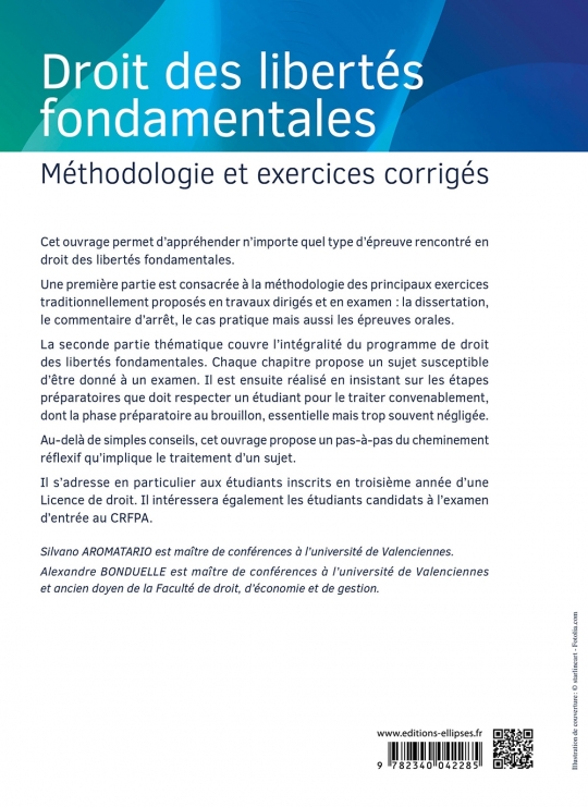 Droit des libertés fondamentales - Méthodologie et exercices corrigés