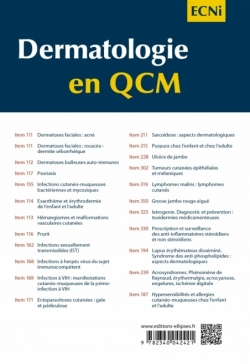 Dermatologie en QCM - Tout le programme des ECNi en questions
