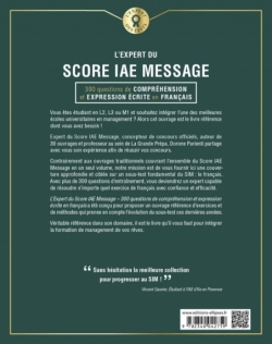 L'Expert du Score IAE Message - 300 questions de Compréhension et Expression Écrite en Français