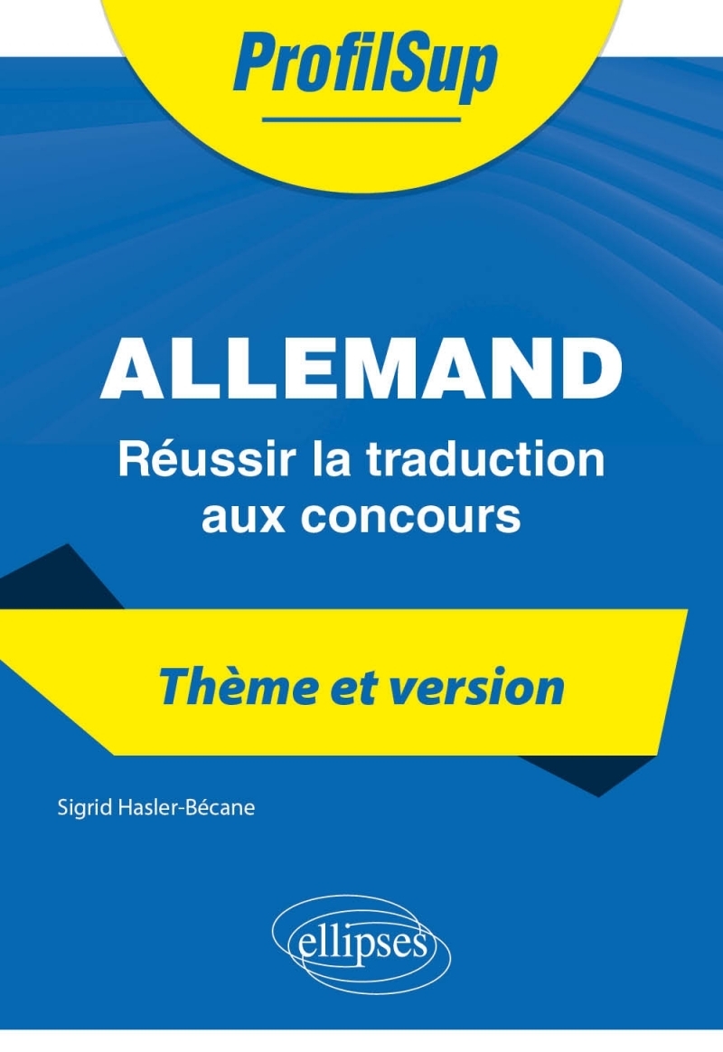 Allemand - Réussir la traduction aux concours