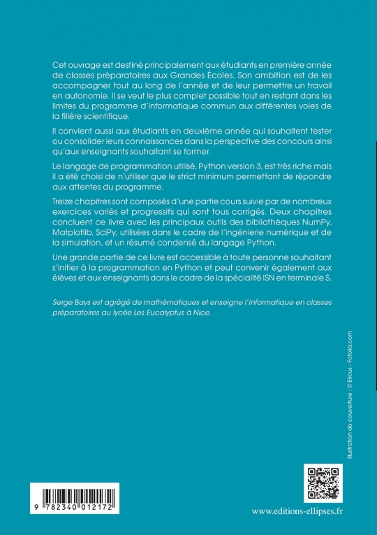 Introduction à l'informatique -  1re année prépa scientifique