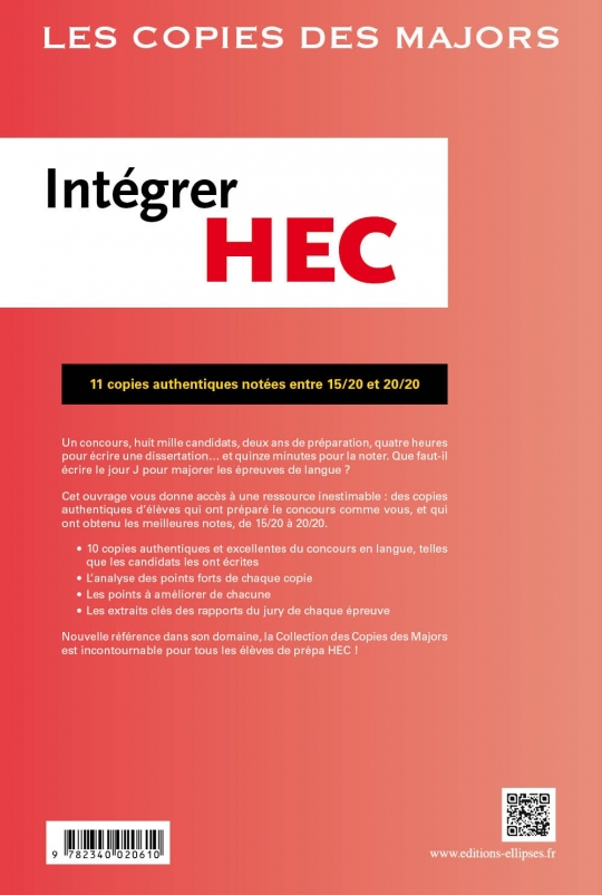 Intégrer HEC – ECE/ECS – Espagnol