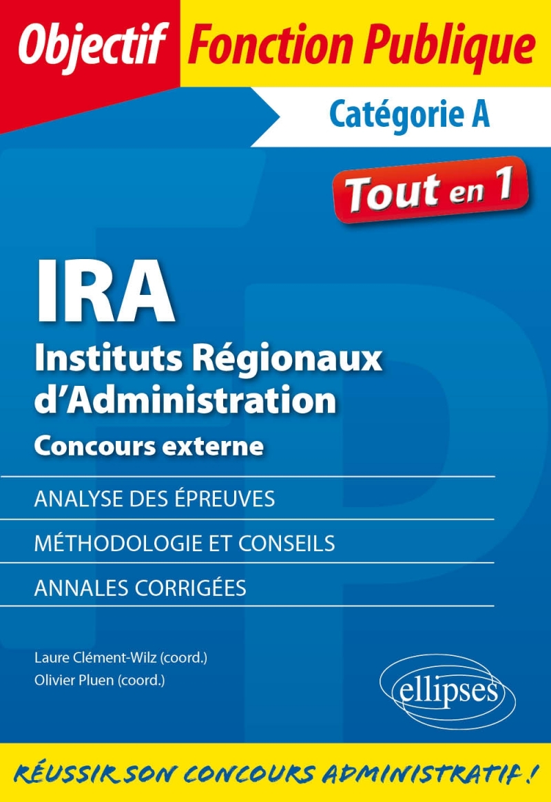 IRA Instituts Régionaux d’Administration Concours externe.