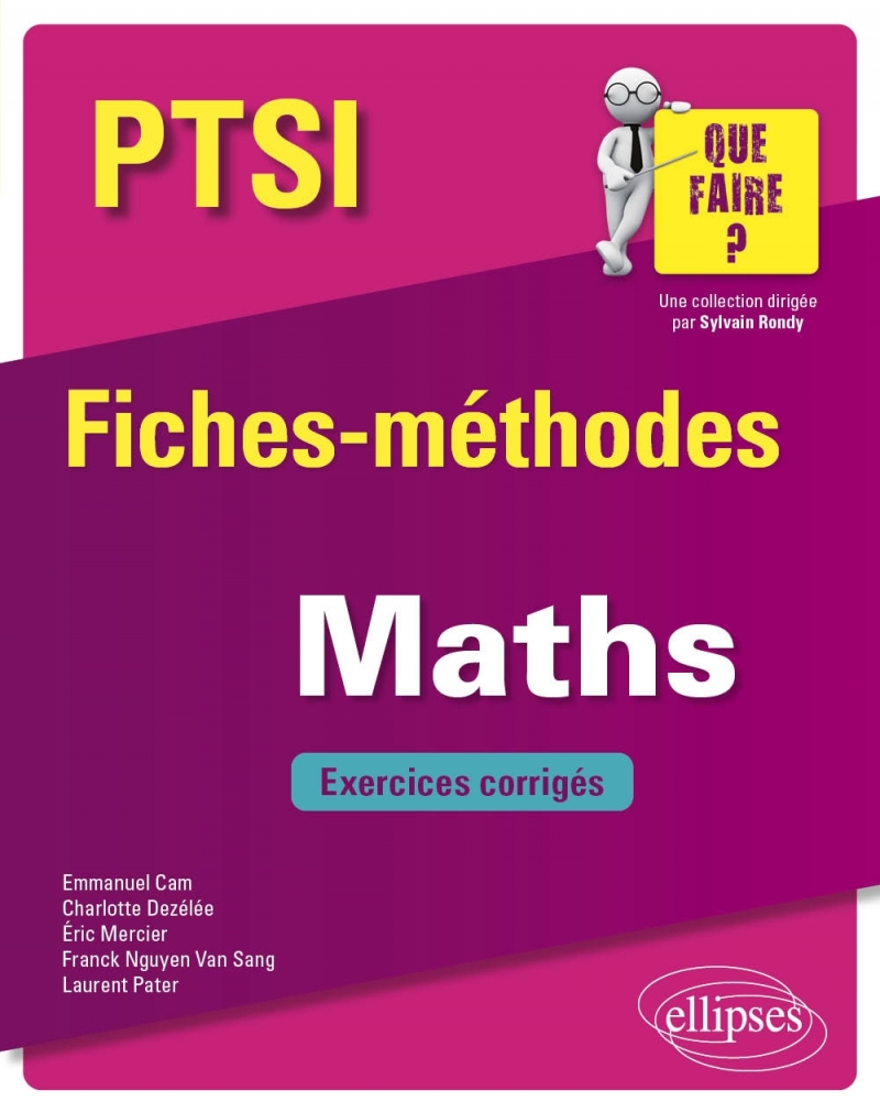 Mathématiques PTSI - Fiches-méthodes et exercices corrigés