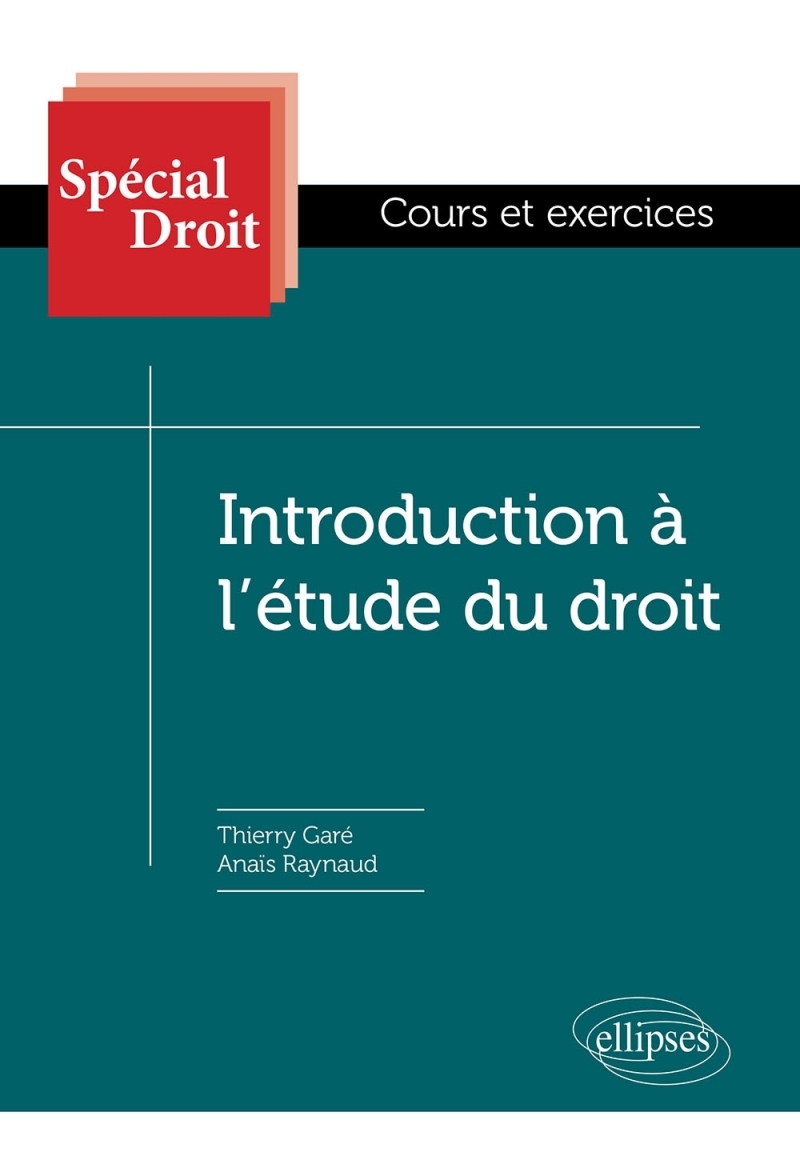 Introduction à l'étude du droit