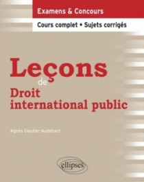 Leçons de Droit international public