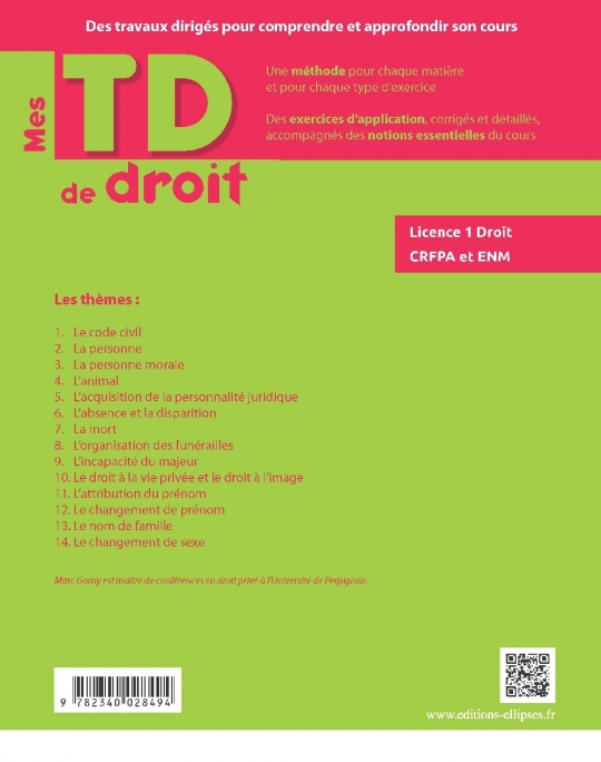 Droit des personnes
