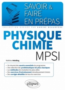 Physique-chimie MPSI Physique-chimie MPSI