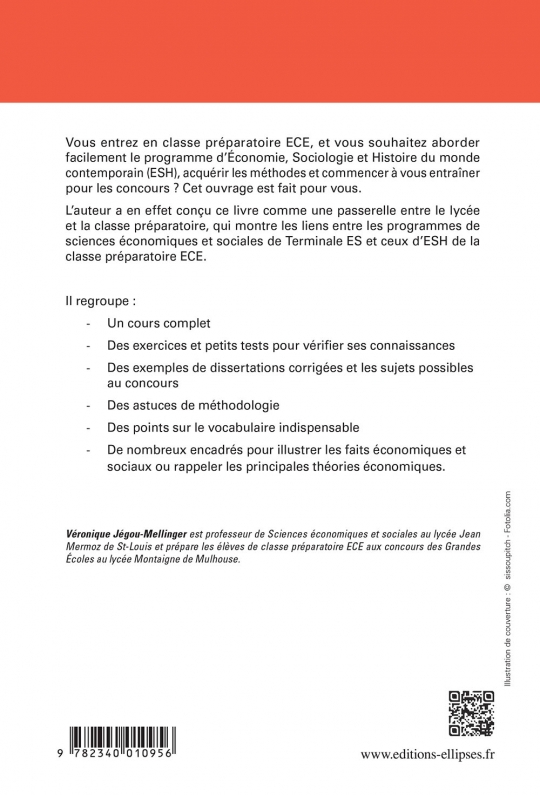 Économie, Sociologie et Histoire du monde contemporain (ESH). Réussir sa 1re année ECE