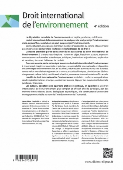Droit international de l'environnement - 4e édition