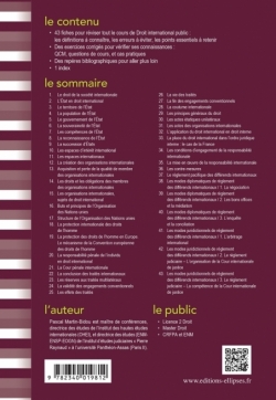 Fiches de Droit international public - 3e édition