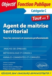 Agent de maîtrise territorial. Concours et examens professionnels - Catégorie C