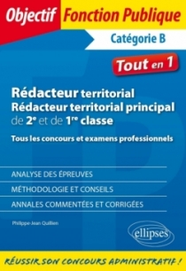 Rédacteur territorial, rédacteur territorial principal de 2e et de 1re classe - Tous les concours et examens professionnels