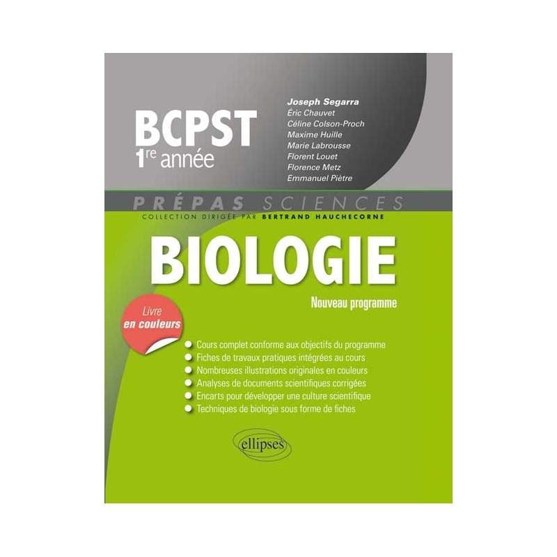 Biologie BCPST1 - conforme au nouveau programme 2013