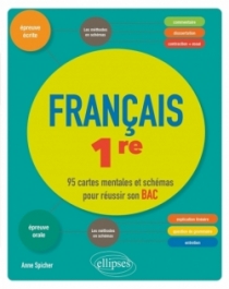 Français, Première. 95 cartes mentales et schémas pour réussir son bac