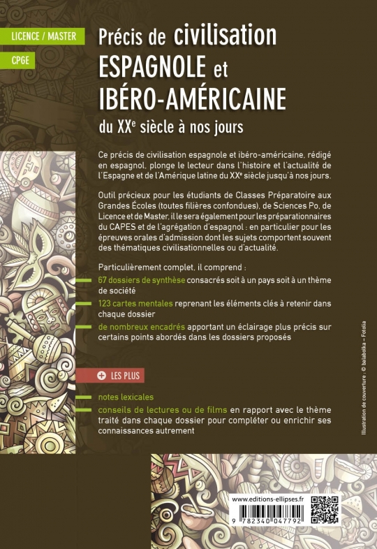 Espagnol. Précis de civilisation espagnole et ibéro-américaine du XXe siècle à nos jours avec cartes mentales • B2-C1 •  2e édit