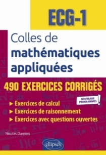 Colles de Mathématiques appliquées - ECG-1 - Nouveaux programmes