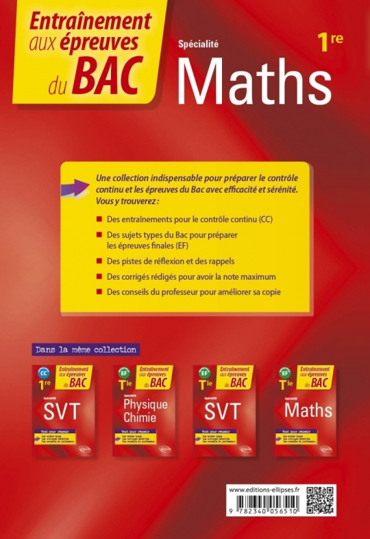 Spécialité Mathématiques - Première