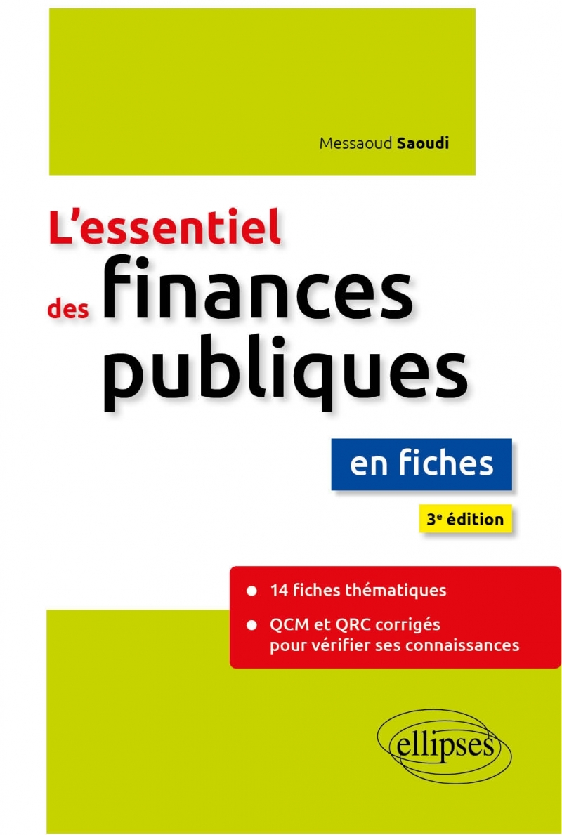 L'essentiel des finances publiques en fiches