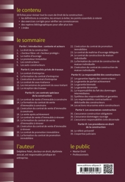 Fiches de Droit de la construction