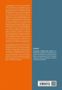 Histoire politique de la France - IIIe, IVe, Ve Républiques (1870 à nos jours)