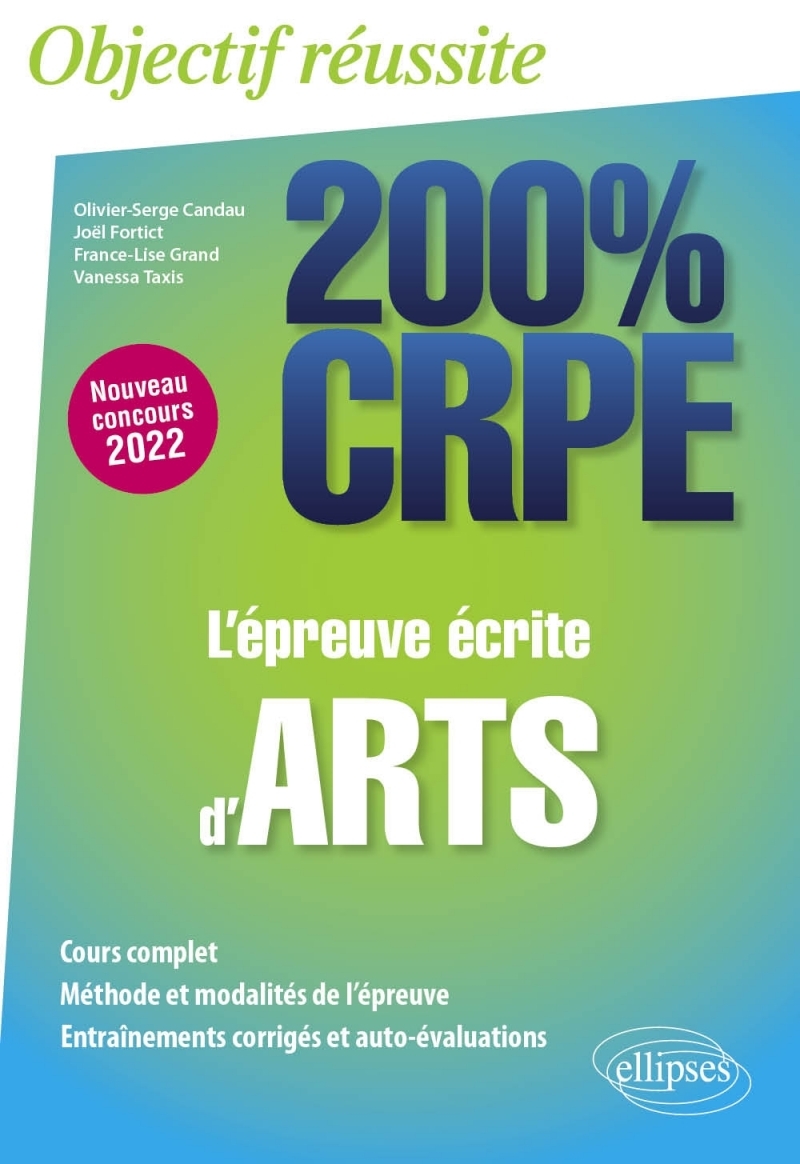 L'épreuve écrite d'arts - CRPE Nouveau concours 2022