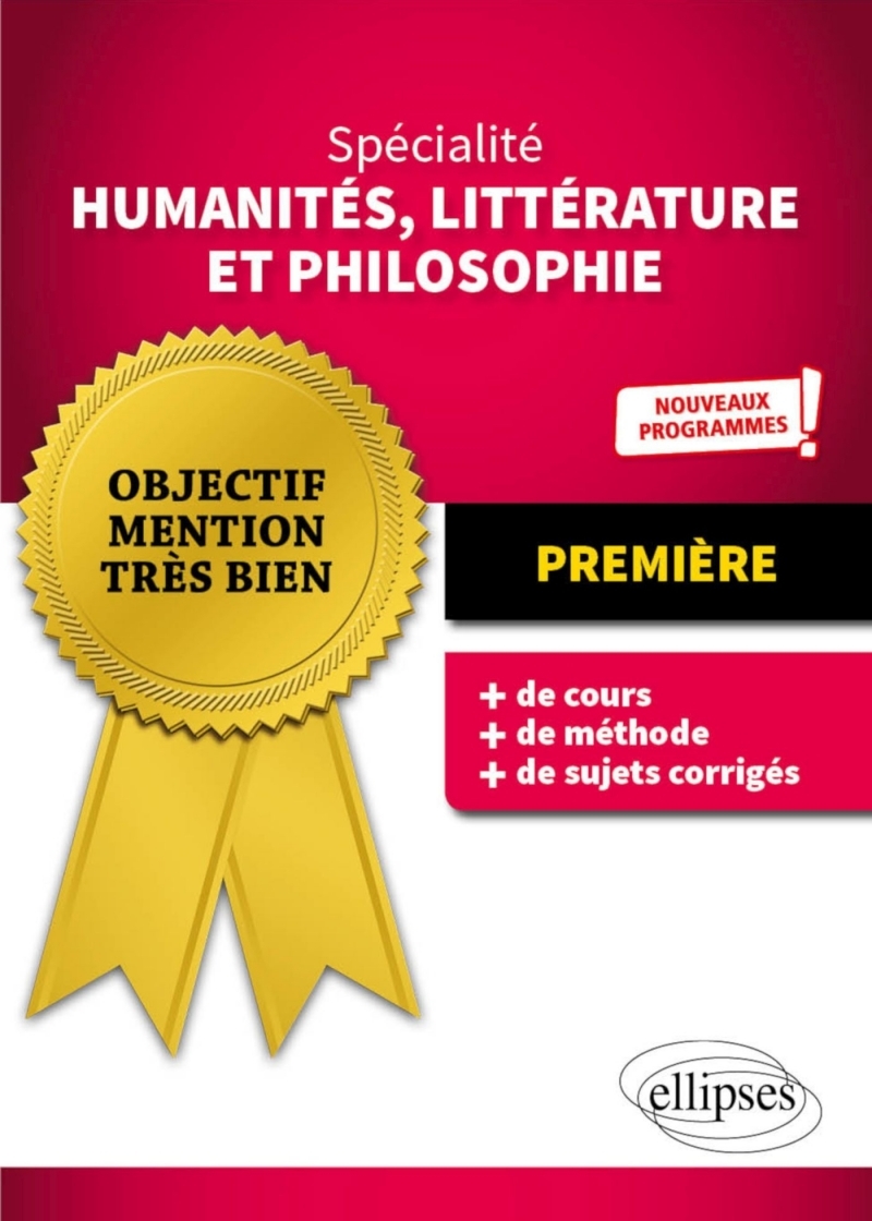 Spécialité Humanités, Littérature et Philosophie - Première - Nouveaux programmes