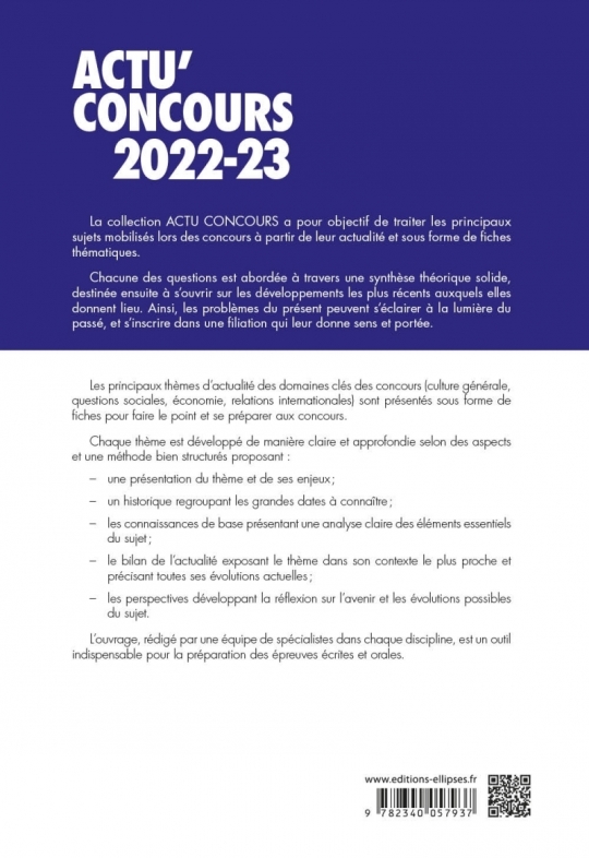 Thèmes essentiels d'actualité - 2022-2023