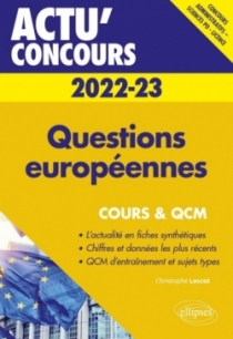 Questions européennes 2022-2023 - Cours et QCM
