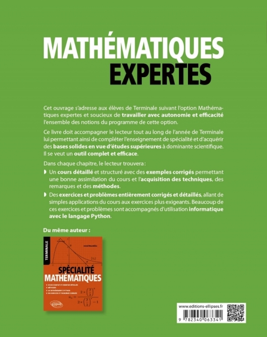 Mathématiques expertes - Terminale