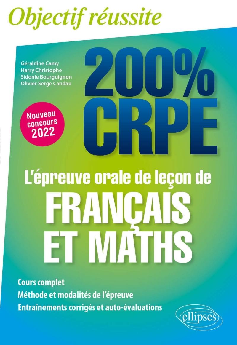 L'épreuve orale de leçon de français et mathématiques