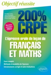 L'épreuve orale de leçon de français et mathématiques L'épreuve orale de leçon de français et mathématiques