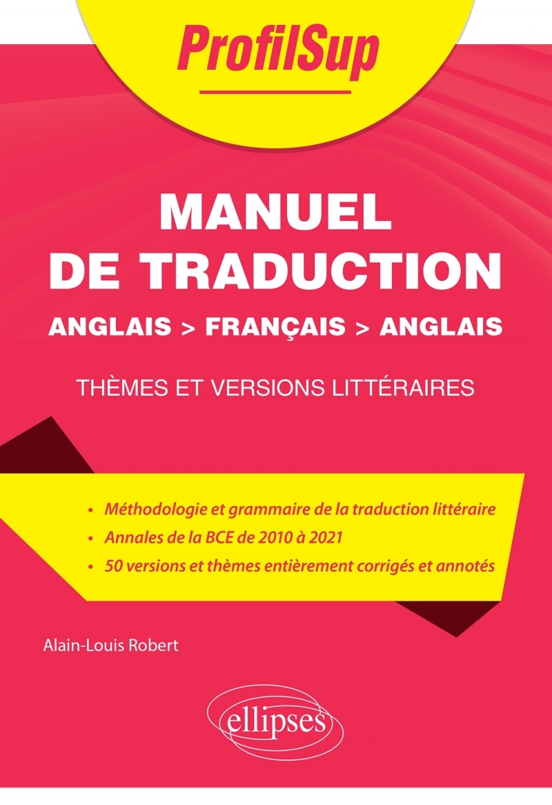 Manuel de traduction - Anglais > français > anglais