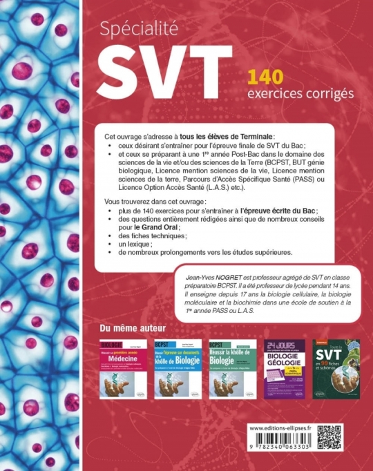Spécialité SVT - 140 exercices corrigés - Terminale