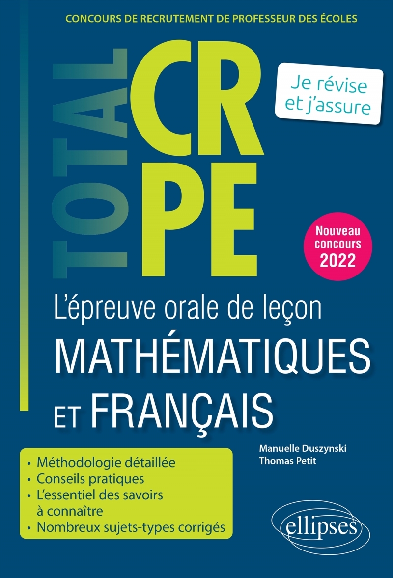 L’épreuve orale de leçon mathématiques et français