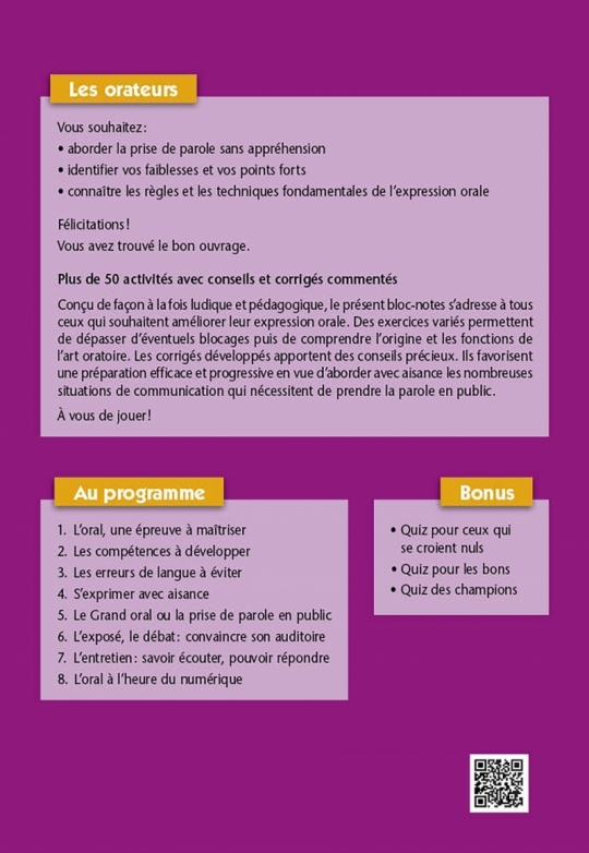 Tout sur l'expression orale