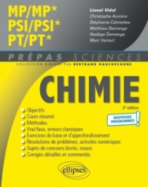 Chimie MP/MP* PSI/PSI* PT/PT*- Programme 2022