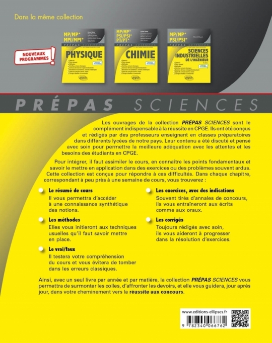 Mathématiques MP/MP* - MPI/MPI* - Programme 2022