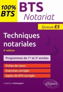 BTS notariat - Techniques notariales