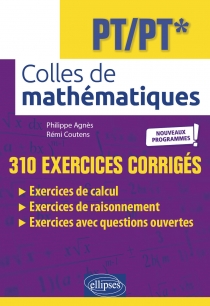 Colles de Mathématiques - PT/PT* - Programme 2022