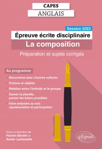 CAPES Anglais - Epreuve écrite disciplinaire - La composition - Session 2023